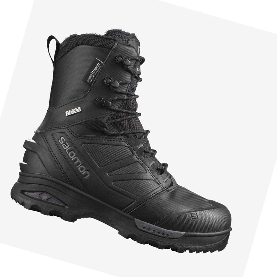 Botas de Invierno Salomon TOUNDRA PRO CLIMASALOMON™ WATERPROOF Hombre Negros | MX 3382QMA